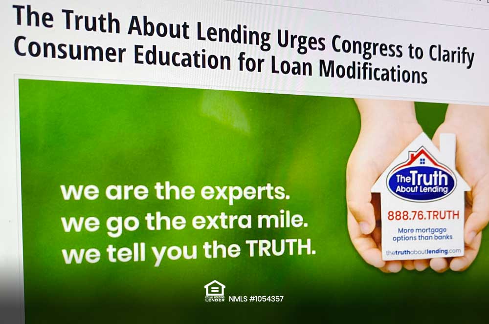 The Truth About Lending insta al Congreso a aclarar la educación del consumidor sobre las modificaciones de préstamos